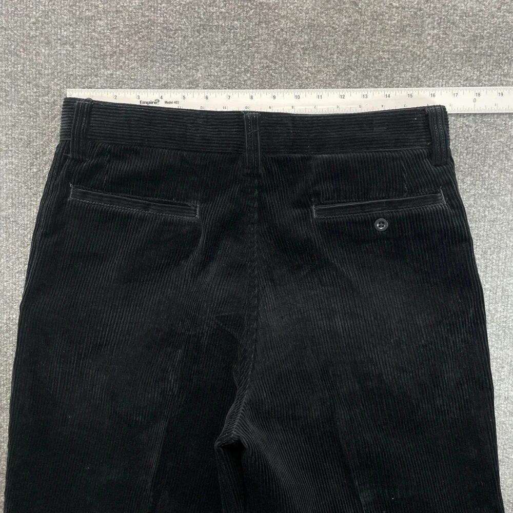 Gap Corduroy Pants Men's 34x30 Black Wide Wale Cotton Khaki